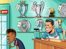 Tapi tersingkirnya PSG membuat Neymar, pemain yang dibeli seharga Rp 3,5 triliun, pasti gigit jari gagal mengantar timnya bersaing memperebutkan Liga Champions. Ia sendiri harus absen di leg kedua lantaran cedera. (Foto: Twitter @BleacerReport)