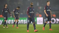 PSG menelan kekalahan 1-2 dari Madrid di leg II babak 16 besar Liga Champions, Rabu (7/3/2018) dinihari WIB. Mereka pun tersingkir dengan agregrat 2-5. (Foto: Matthias Hangst/Getty Images)