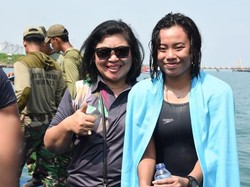 Sempat Nangis, Begini Perjuangan Serda Archia Taklukkan Selat Sunda