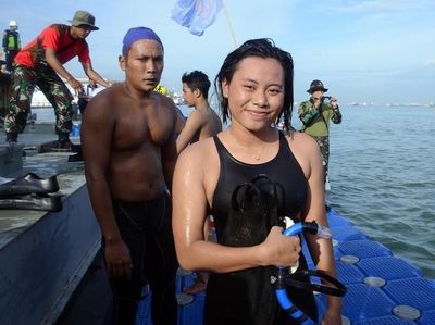 Lihat Lagi Beratnya Perjuangan Serda Archia Taklukkan Selat Sunda