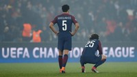 Sebaliknya, PSG harus kembali gigit jari. Klub kaya Prancis itu lagi-lagi harus mengubur ambisinya untuk menjadi yang terbaik di Eropa. Foto: Gonzalo Fuentes/Reuters