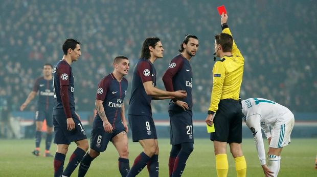 PSG tersingkir dari Liga Champions karena kalah dari Real Madrid.