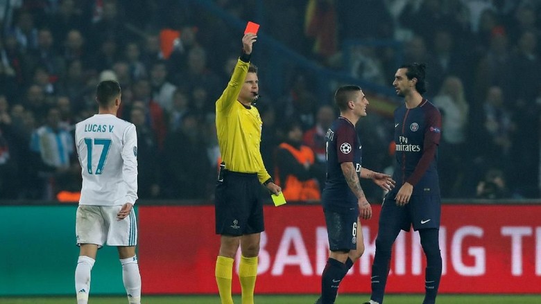  Masih Kesal Kartu Merah Lawan Madrid, Verratti Sebut-Sebut Messi