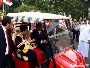 Momen Tjahjo Sopiri Megawati Usai Terima Honoris Causa dari IPDN