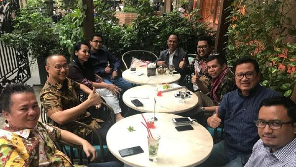 Foto: Demokrat-PKB-PAN Ngopi Bareng Bahas Poros Ketiga di Pilpres