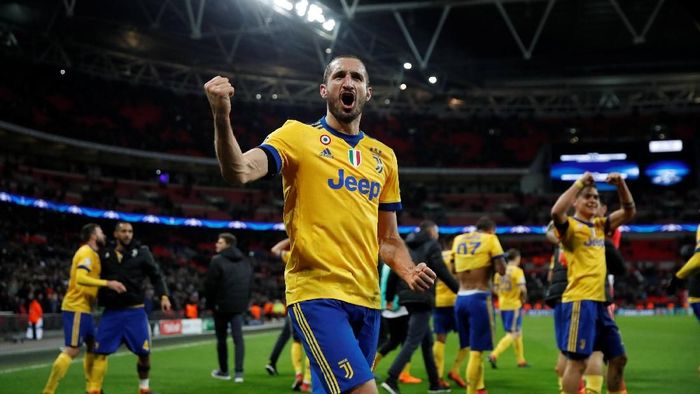 Giorgio Chiellini menyebut Juventus ingin memenangi semua gelar. (Foto: Eddie Keogh/Reuters) Giorgio Chiellini menyebut Juventus ingin memenangi semua gelar. (Foto: Eddie Keogh/Reuters)