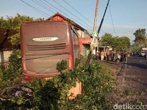 Senggol Sepeda, Pemotor Tewas Tertabrak Bus AKAP di Kulon Progo