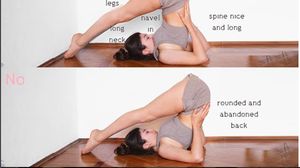 Komparasi Pose Yoga yang Benar dan Kesalahan Para Pemula