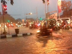 Hujan Deras di Bandung, Kawasan Gedebage Tergenang