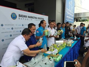 BNN Sita 53 Kg Sabu dan 70 Ribu Ekstasi di Februari 2018