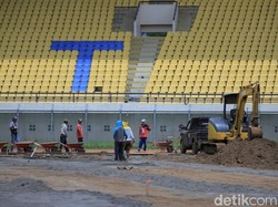 Ini Perkembangan Terbaru Proses Renovasi Stadion Si Jalak Harupat