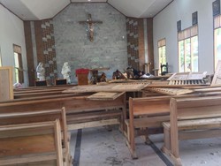 Densus 88 Kejar Pelaku Perusak Gereja di Sumsel