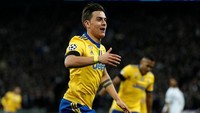Jika Ronaldo datang, akan ada pula modifikasi di lini depan Juventus. Tapi kreativitas Paulo Dybala membuatnya niscaya bakal dapat satu tempat. (Foto: John Sibley/Action Images via Reuters)