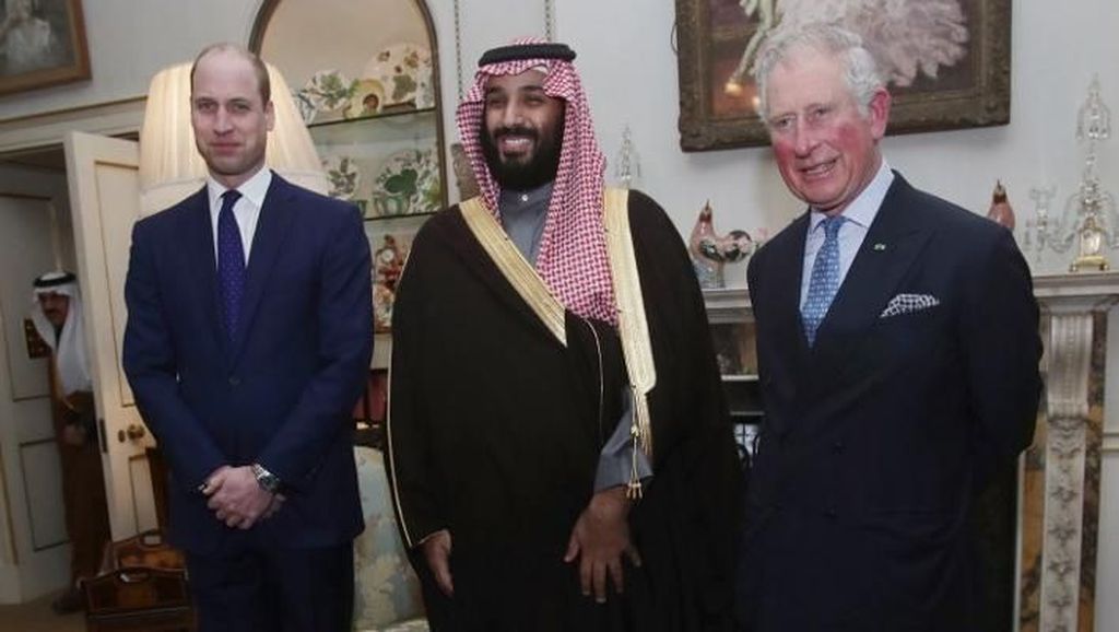 Foto: Saat Putra Mahkota Arab Saudi Bertemu 2 Pangeran Inggris