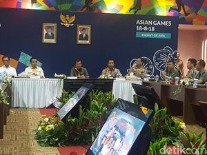 Wapres JK Hadiri Rapat Asian Games 2018 di Sekretariat CDM