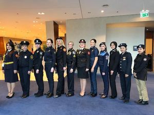 6 Polwan RI Tampil di Konferensi Wanita di Georgia