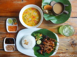 Kedai Seni Djakarte : Nikmatnya Soto Betawi dan Bandrek Hangat di Kedai Bergaya Kolonial