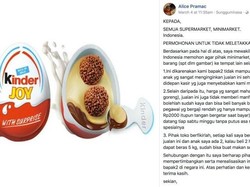Jadi Viral! Begini Curhatan Seorang Bapak  Soal Harga Kinder Joy