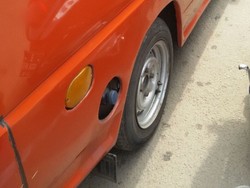 Waduh, Tangki Angkot Ditutup Pakai Botol Air Mineral