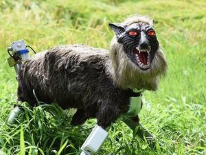 Ini Penampakan Seram Serigala Monster yang Jaga Sawah di Jepang Ini Penampakan Seram Serigala Monster yang Jaga Sawah di Jepang