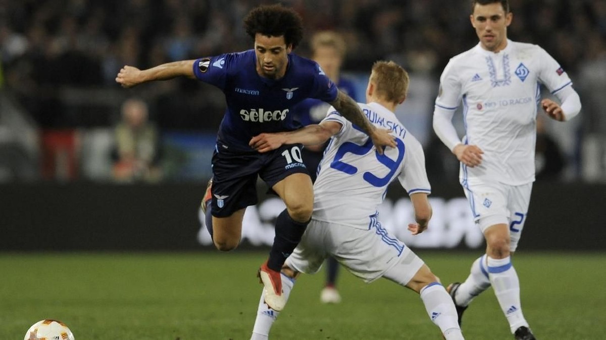 Lazio diimbangi Dynamo Kiev 2-2 di leg pertama babak 16 besar Liga Europa (Foto: Marco Rosi/Getty Images)