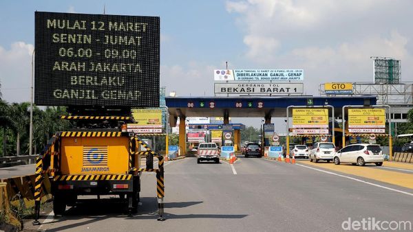 Ganjil Genap Tol Cikampek Berlaku 12 Maret
