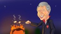 Saking kesalnya karena Milan kalah, kepala Gattuso bisa menimbulkan api, yang bisa dipakai untuk memanggang sate. (Foto: Instagram @demircancaner)