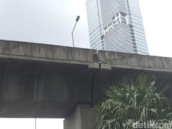 Bina Marga DKI Pastikan Sompek di JLNT Casablanca Aman