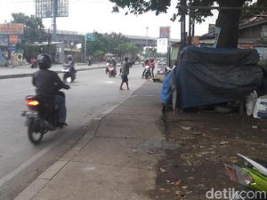 Hendak Tilang Pemotor, Polantas di Bogor Dipukul Pakai Balok
