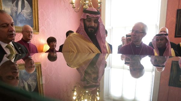 Foto: Saat Putra Mahkota Arab Saudi Bertemu Kepala Gereja Inggris