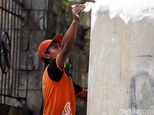 Kolong Flyover Pangeran Antasari Dipercantik