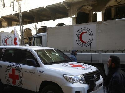 Foto: 2.400 Paket Makanan Disalurkan ke Warga Ghouta Timur
