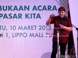 Triawan Munaf Buka Pasar Kita Sahabat UMKM Triawan Munaf Buka Pasar Kita Sahabat UMKM