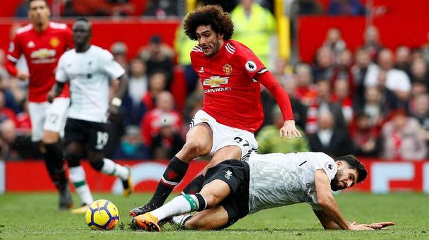 Marouane Fellaini masih mendapat kepercayaan dari Jose Mourinho di Manchester United.