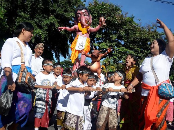 Foto: Pawai Ogoh-ogoh Anak TK yang Bikin Heboh