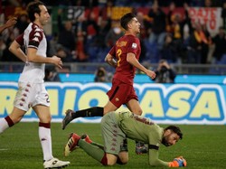 Di babak kedua, gantian Torino yang kesulitan menciptakan peluang meski mencoba lebih intens menyerang. Roma pun menikmati celah-celah besar di pertahanan tamunya, lalu bikin gol ketiga melaluoi Lorenzo Pellegrini di masa injury time. (Foto: Max Rossi/ REUTERS)
