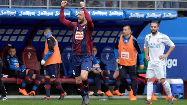 Eibar sempat menyamakan kedudukan lewat gol Ivan Ramis.