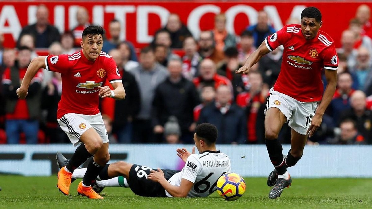 Manchester United memetik kemenangan atas Liverpool dengan skor akhir 2-1. (Foto: Jason Cairnduff/Action Images via Reuters)