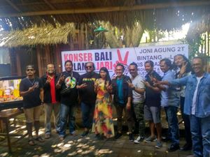 Cagub Bali Rai Mantra Dapat Dukungan Lewat Konser Salam Dua Jari
