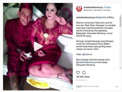 Cerita Pengantin Bandung Gelar Resepsi di Rumah Kebanjiran