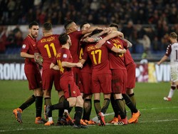 Dengan kemenangan ini, Roma melanjutkan momentum positif usai mengalahkan pemuncak klasemen, Napoli, pekan lalu. Kini Radja Nainggolan dkk. menatap duel penting melawan Shakhtar Donetsk di leg kedua babak 16 besar Liga Champions. (Foto: Max Rossi/ REUTERS)