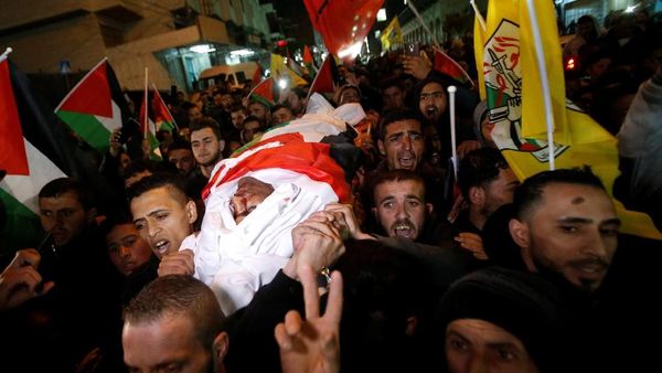 Ribuan Orang Antar Jenazah Pemuda yang Tewas Ditembak Tentara Israel