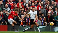 Dua gol dibukukan Rashford saat MU melawan Liverpool di musim 2017/2018. Sepasang gol itu memenangkan The Reds 2-1. (Foto: Jason Cairnduff/Action Images via Reuters)
