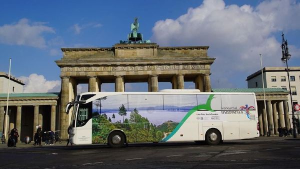 Foto: Mengenalkan Indonesia dengan Bus di Jerman