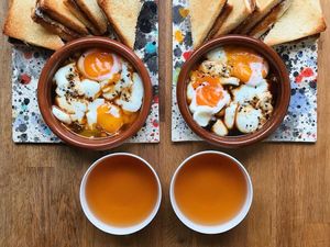 Ditata Simetris, Menu Sarapan Ini Terlihat Cantik dan Artistik