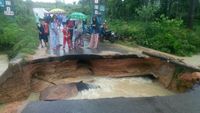 Penampakan Banjir yang Rendam Ratusan Rumah di Bangka Belitung