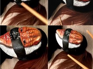 Wow! Make Up Artist Ini Menyulap Wajah dan Tangannya Jadi Makanan Enak!