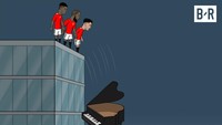 Bersama Romelu Lukaku dan Sanchez, Rashford bisa memberi pelajaran kepada Liverpool yang belakangan tampil impresif bersama trio penyerangnya: Mohamed Salah, Sadio Mane, dan Roberto Firmino. (Foto: Twitter@brfootball)