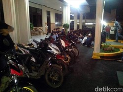 Diamankan, Puluhan Berandal Motor Positif Konsumsi Obat Keras