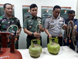 Polisi-TNI Gerebek Tempat Penyuntikan Ilegal Gas Elpiji di Serpong